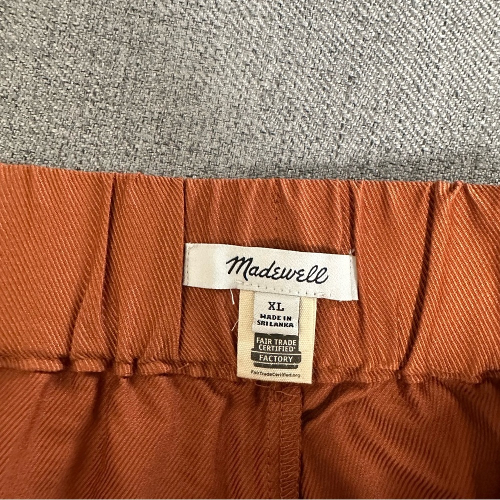 Madewell Women’s Tapered Huston Pull-On Crop Pants XL - Picture 8 of 9
